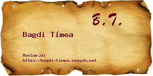 Bagdi Tímea névjegykártya